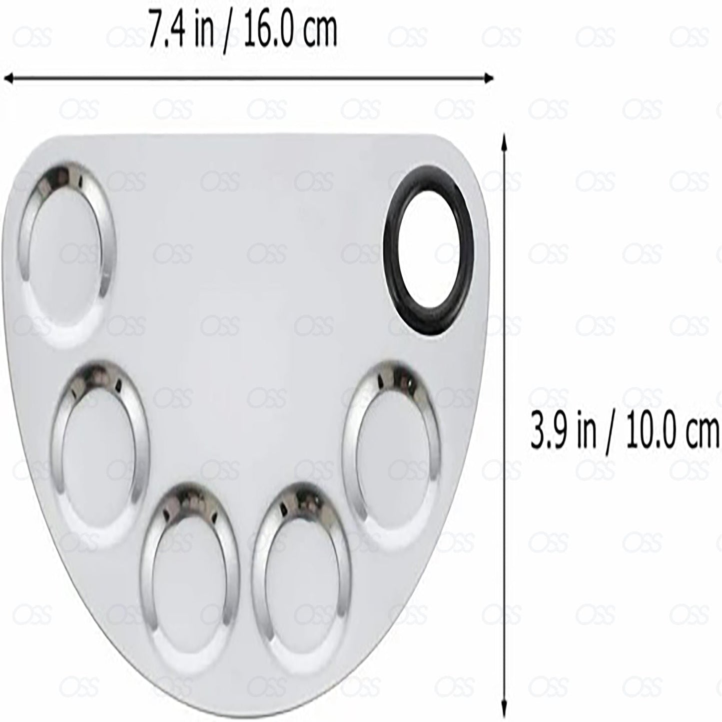 Metal Palette SET Makeup Beauty Salon Color Cream Foundation Mixing Tool Spatula