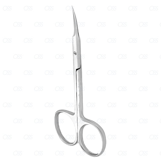 Left Hand Finger Toe Nail Scissors Curved Arrow Steel Manicure Cuticle Nail Arts