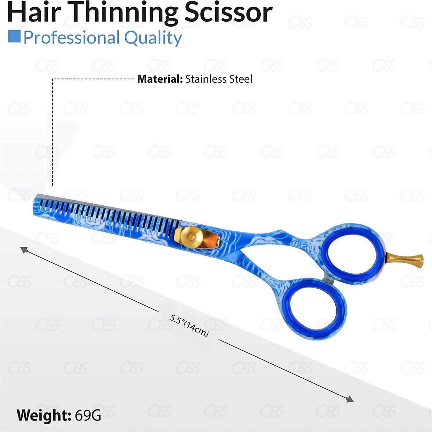 Hairdressing Scissors Barber Salon Hair Cutting & Thinning Shears Razor Sharp Set