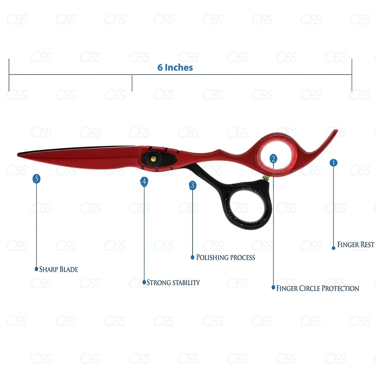 Hairdressing Scissors Barber Salon Hair Cutting & Thinning Shears Razor Sharp Set