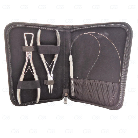 HUMAN HAIR EXTENSION TOOL KIT PLIERS MICRO RINGS PIN LOOP NEEDLE TUBE WIRE