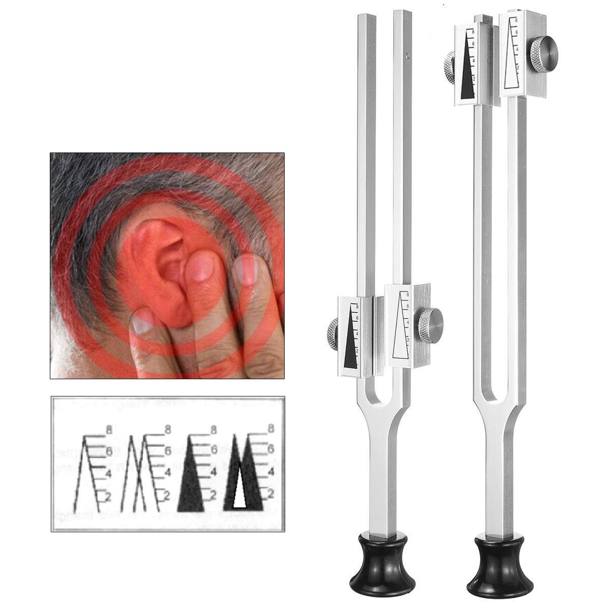 Hartmann Rydel Seifer Tuning Fork Clamp 24cm C 64 Frequency C 128 - Ce Mark